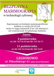 Bezpłatna mammografia