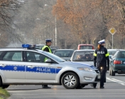 Policjanci podczas akcji 