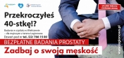 Bezpłatne badania prostaty