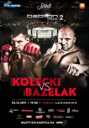 Plakat promujący galę MMA w Polsce