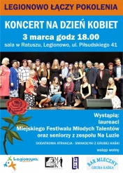 Koncert na Dzień Kobiet - Legionowo Łączy Pokolenia