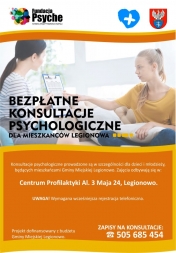 Pomoc psychologiczna dla mieszkańców Legionowa