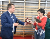 Wręczenie nagrody dla najpiękniejszego kota z Legionowa przez Prezydenta Miasta Legionowo