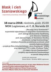 Festiwal Szaniawskiego Legionowo - wspomnienia, prezentacje, interpretacje w MOK Legionowo