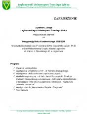 LUTW - inauguracja roku akademickiego 2018/2019