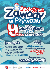 Mikołajkowe zawody w pływaniu