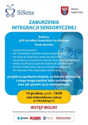 Zaburzenia Integracji Sensorycznej - spotkanie otwarte