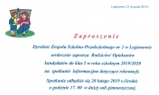 Spotkanie informacyjne kandydatów do klas I - ZSP Nr 2