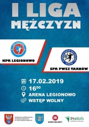 I liga mężczyzn w piłce ręcznej: KPR Legionowo SA - SPR PWSZ Tarnów