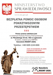 Bezpłatna Pomoc Osobom Pokrzywdzonym Przestępstwem