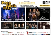 Plakat reklamujący PROG ROCK FEST