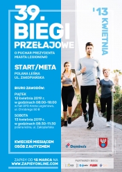 Plakat 39. Biegi Przełajowe