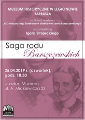 Plakat - Finisaż wystawy czasowej „XIX-wieczna Azja Środkowa w obiektywie Leona Barszczewskiego” źródło: Muzeum Historyczne w Legionowie