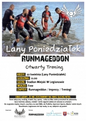 Plakat: Lany Poniedziałek z Bravehearts Legionowo - Otwarty trenig Raumageddon
