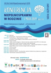 Plakat z programem konferencji 