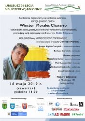 Plakat Kolumbijski pisarz i poeta z wizytą w Polsce