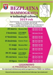 Bezpłatna Mammografia