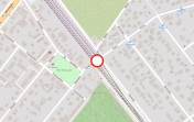 Tymczasowe zamknięcie przejazdu w ul. Kwiatowej | Źródło: openstreetmap.com/UM Legionowo