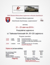 XXII Otwarte Mistrzostwa Legionowa w Brydżu Sportowym