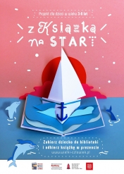 Plakat akcji: Z książką na start