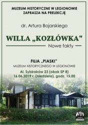 Willa Kozłówka - Nowe fakty