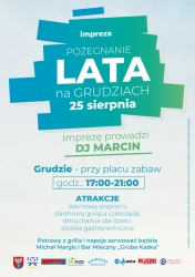 Plakat promujący Pożegnanie Lata na Grudziach