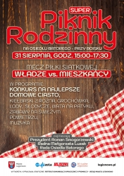 Plakat Pikniku Rodzinnego na os. Sobieskiego