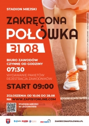Plakat: Zakręcona połówka - bieg