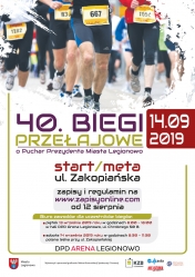 Plakat: 40. Biegi Przełajowe