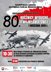 80. rocznica wybuchu II Wojny Światowej