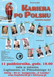 Plakat promujący spektakl