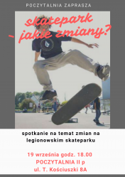 Skatepark jakie zmiany?