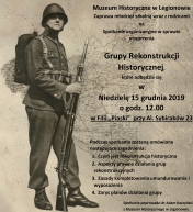 Spotkanie organizacyjne - utworzenie grupy rekonstrukcji historycznej