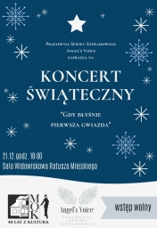 Grafika promoująca koncert świąteczny 
