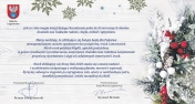 Kartka świąteczna z życzeniami od Prezydenta Miasta Legionowo oraz Przewodniczącego Rady Miasta Legionowo