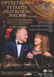 GRafika promująca Operetkową petardę przebojów