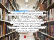 Życzenia z okazji Dnia Bibliotekarza. Treść w aktualności