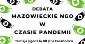 Grafika: Debata „Mazowieckie NGO w czasie pandemii”