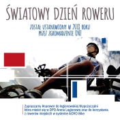 Na zdjęciu grafika z okazji Światowego Dnia Roweru, który został ustanowiony w 2018 roku przez zgromadzenie ONZ.