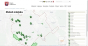Zieleń Miejska Mapa z pomnikami przyrody