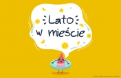 Grafika: Lato w mieście
