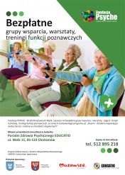 Plakat do Program „Razem – działania wspierające osoby starsze i rodziny w chorobach otępiennych”
