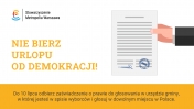 Grafika do akcji - nie bierz urlopu od demokracji