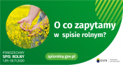 Grafika promująca Powszechny Spis Rolny | źródło: GUS