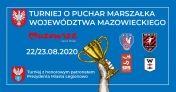 Grafika promująca turniej o Puchar Marszałka Województwa Mazowieckiego