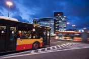 Autobus WTP w nocy | Źródło: wtp.waw.pl