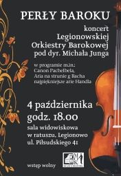 Plakat - Legionowska Orkiestra Barokowa