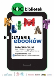 Grafika promująca Noc Bibliotek