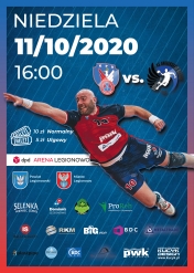 Plakat: mecz KPR Legionowo - KS Uniwersytet Radom