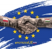 Grafika promująca akcję #PotrzebUEmy